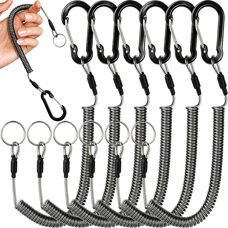 Fishing Pliers - 10/1pcs Retractable Keychains Anti-lost Rope with