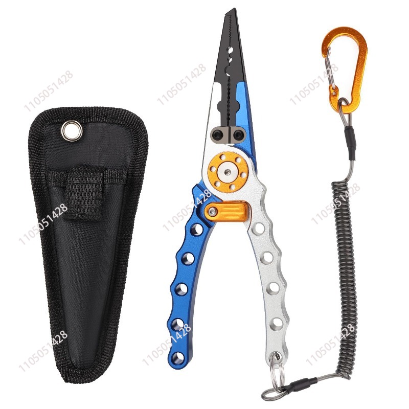 Fishing Pliers - Aluminum Fishing Tackle Pliers, Multi-purpose Hook