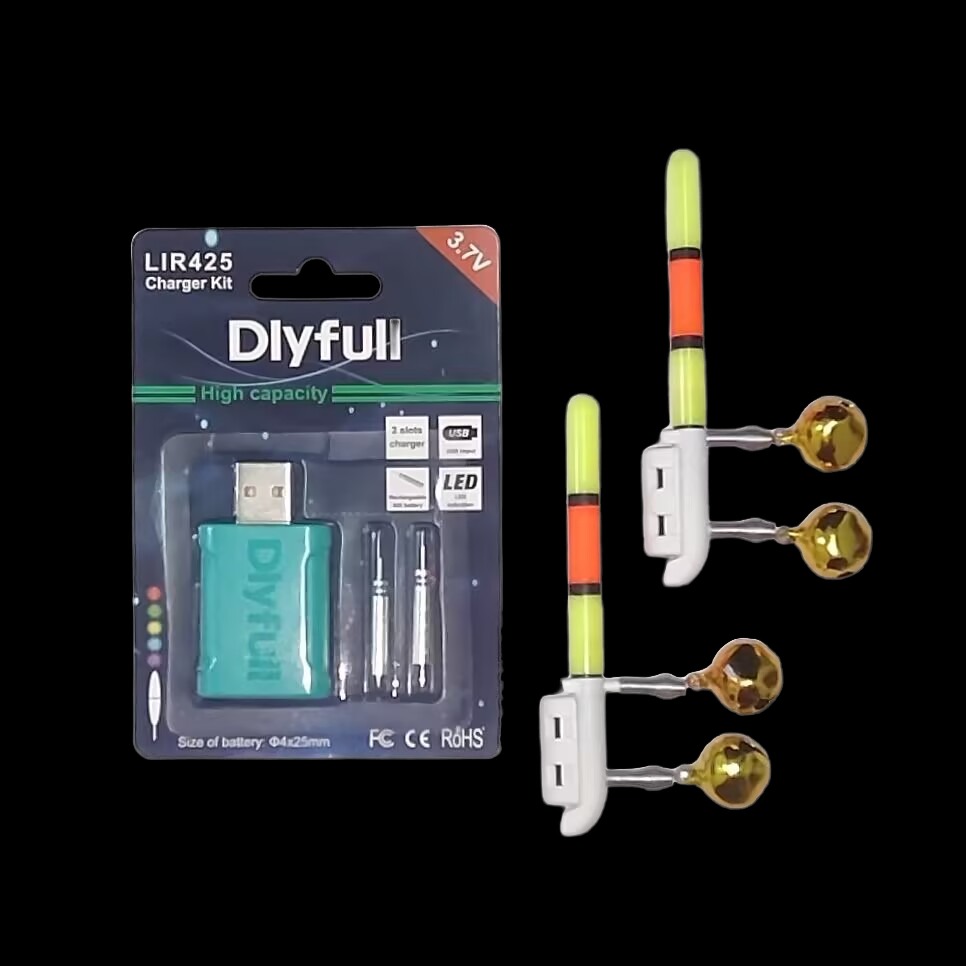 Night Float Fishing - 5-piece Set Including 2pcs Bite Indicators