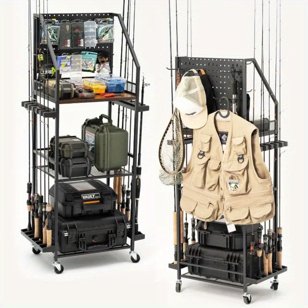 Fishing Equipment Basics - Fishing Rod Holders for Garage Fishing