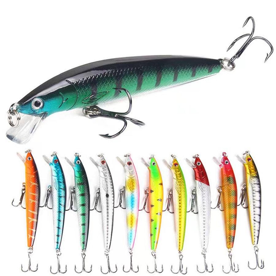 10PCS Jerkbait Minnow Swimbait - đánh giá và giá Fishing Equipment Kit