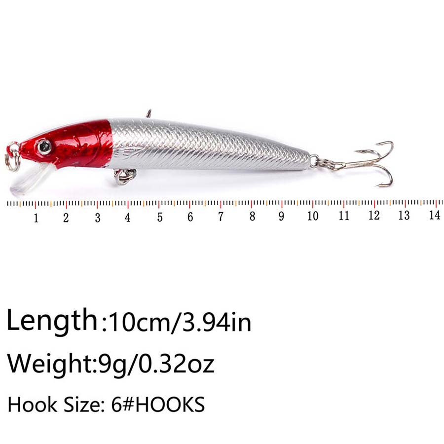 10PCS Jerkbait Minnow Swimbait - đánh giá và giá Fishing Equipment Kit
