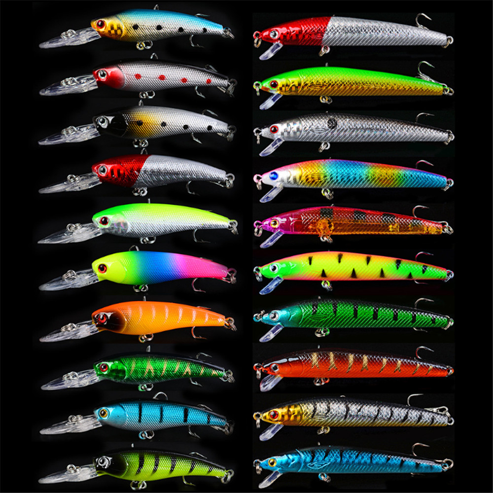 20 Cái/lốc Minnow Mồi Câu Cá B - đánh giá và giá Fishing Equipment Kit