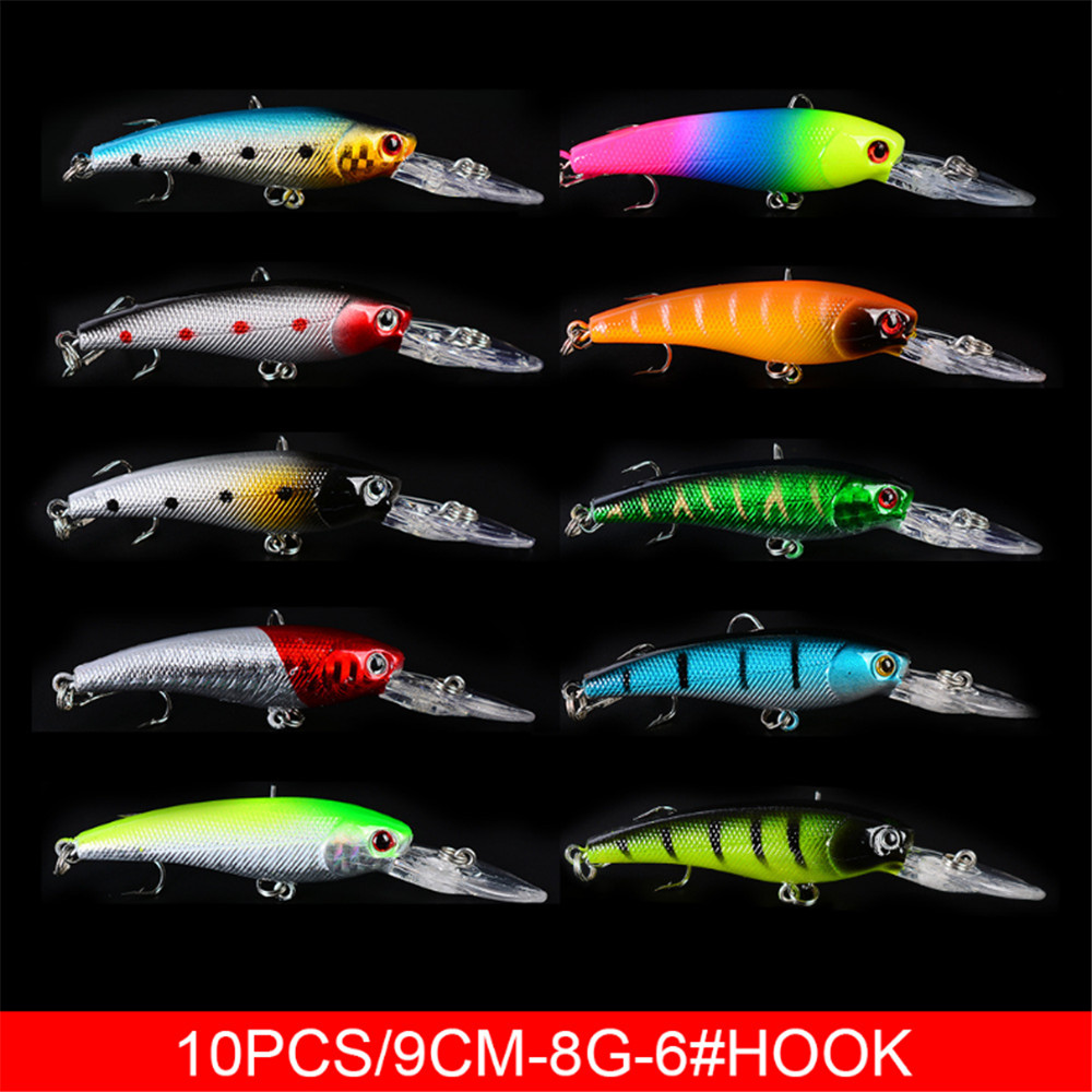 20 Cái/lốc Minnow Mồi Câu Cá B - đánh giá và giá Fishing Equipment Kit