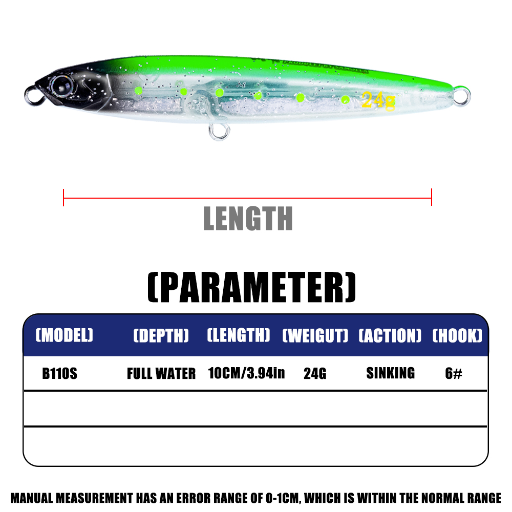 Fishing Lure 4pcs/set Pencil S - đánh giá và giá Fishing Equipment Kit