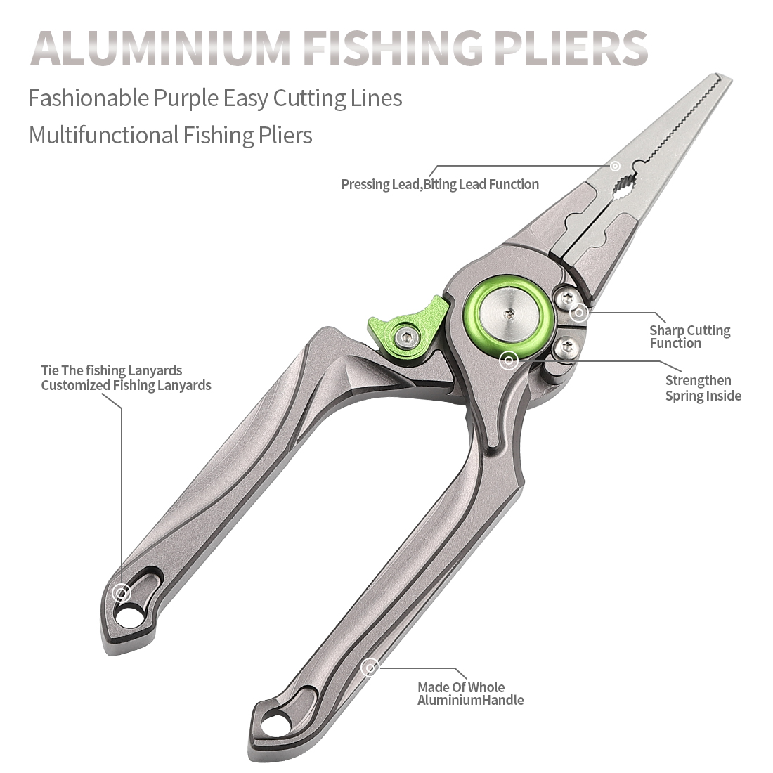 Full Aluminum Hook Removal Sal - đánh giá và giá Fishing Pliers