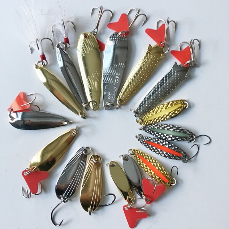 Fishing Lure Kit 16 Pcs Sets T - đánh giá và giá Fishing Equipment Kit